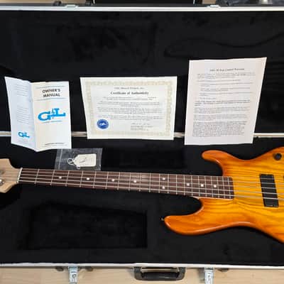 G&L L-5500 USA RARE Bass 5 String Honeyburst EMG American Leo Fender HH Jazz Bass Ash Body LOW SERIAL NUMBER! L5500 Rock Bass Custom Case image 2