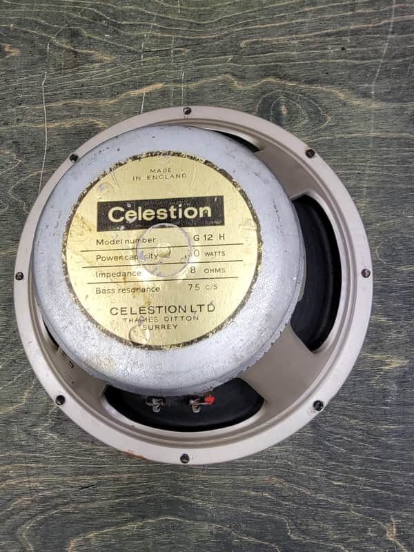 Celestion G12H 30 watts 75 hz 1971 - Bronze image 1