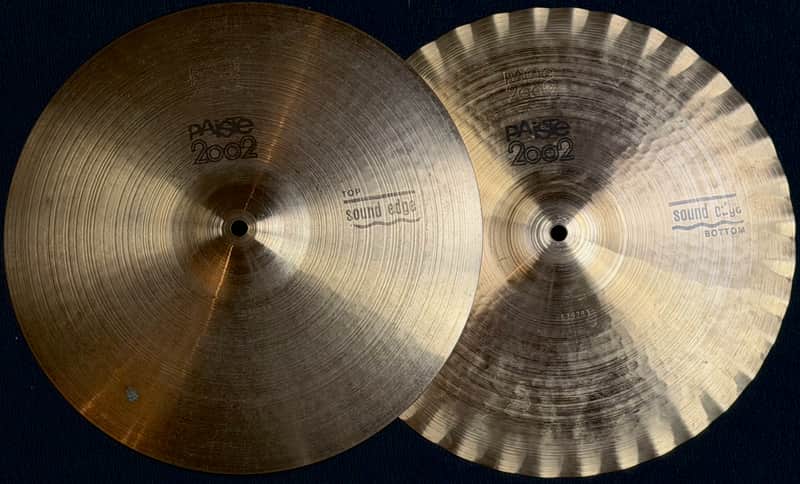 Paiste 14" 2002 Sound Edge Hihat Cymbal Pair - 974/1047g image 1
