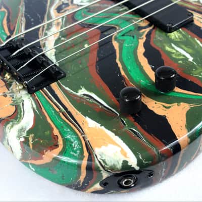 Custom Swirl Painted Dean Edge 09 Bass Guitar image 12