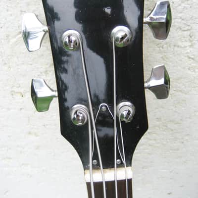 Conqueror EB-2 Bass Guitar, 1960's, Japan, Burgandy, Very Cool image 3
