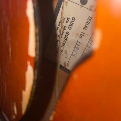 Guild Slim Jim T-100D 1959 - Sunburst image 8