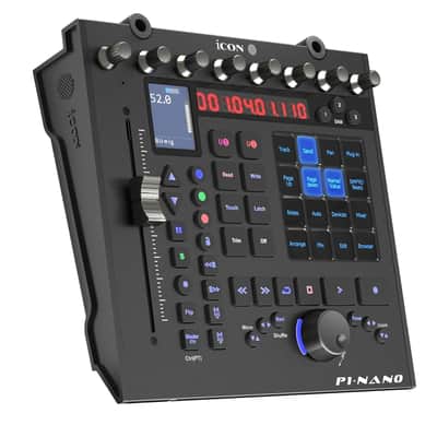 iCon Pro Audio P1-Nano Compact DAW Control Surface Bundle with D5 Display image 3