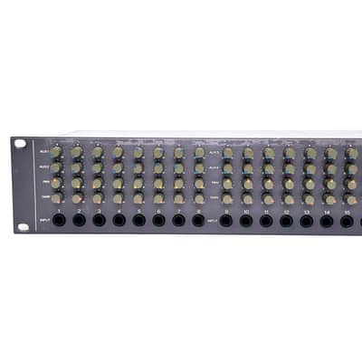 Fostex Model 2016  Rack Mount Analog Matrix Mixer 1980's Vintage warm sound Made in Japan Worldwide Shipment image 2