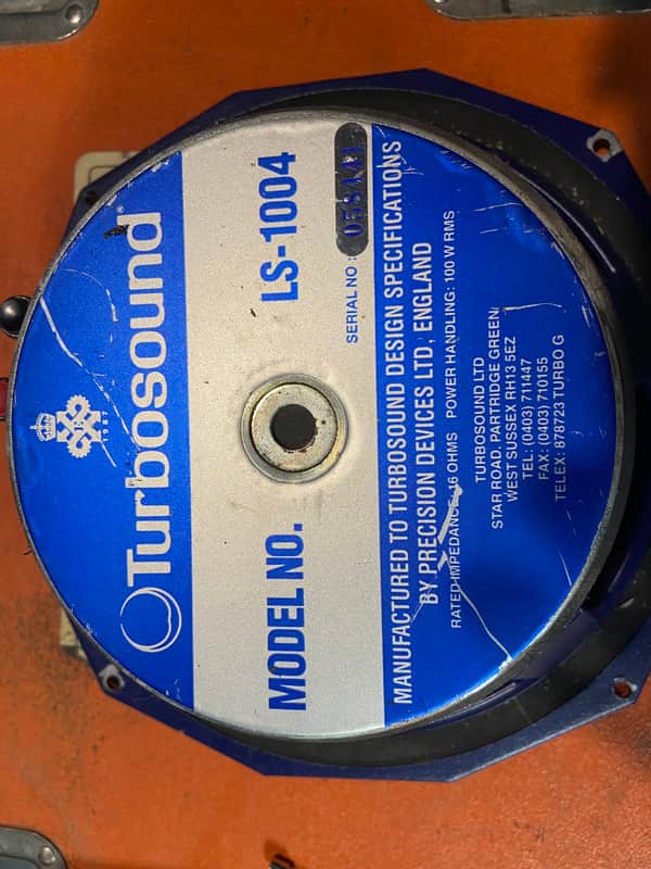 Turbosound PD LS-1004 1990s - Blue image 1