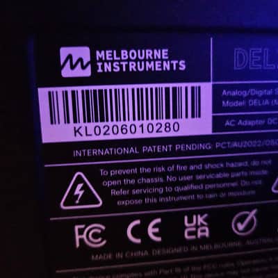 Melbourne Instruments Delia: Like New - Stll under warranty! image 3