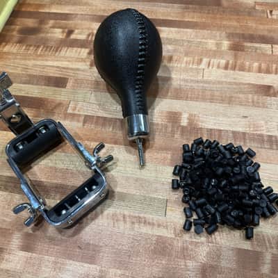 Latin Percussion LP281F Fusheki Foot Shaker Pedal Bracket with Maraca 2010s - Black/Chrome image 10