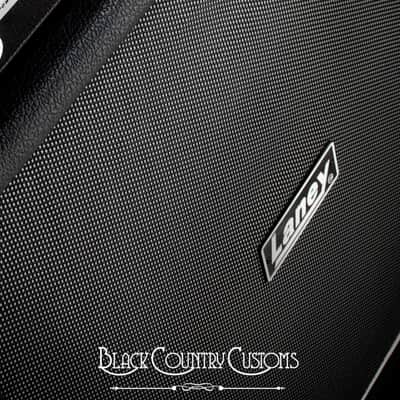 LANEY LA212 UK Angled Offset 50w 2 X 12 Guitar Cabinet With 2 Celestion Greenback Speakers Made In England image 8