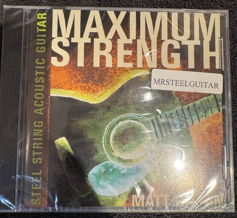 New Matt Ragan Acoustic Guitars Maximum Strength Tascam Giga Sampler CD Library image 1