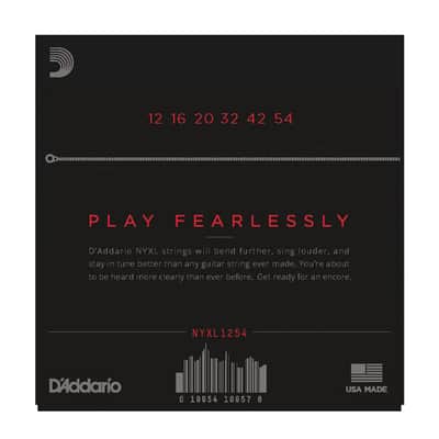D’Addario NYXL1254 Nickel Plated Electric Guitar Strings,Heavy,12-54 image 2