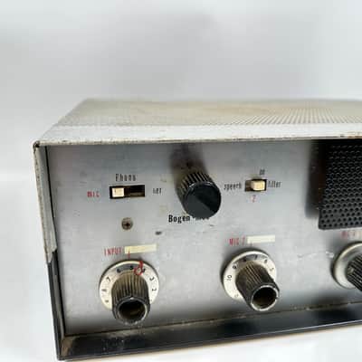 Vintage Bogen Presto M60 Tube Amplifier MIc Preamplifier Mixer image 4