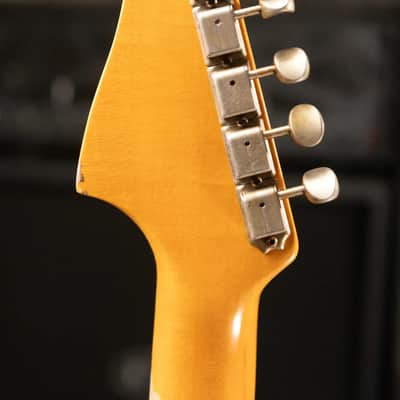 Fender Custom Shop 1963 Jazzmaster Relic Electric Guitar - Aged Shell Pink with Hardshell Case image 6