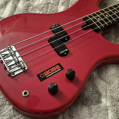1988 Yamaha RBX200 w/ DiMarzio Pickup - OHSC - Candy Apple Red - Black Gloss Neck - 4-String Bass image 16
