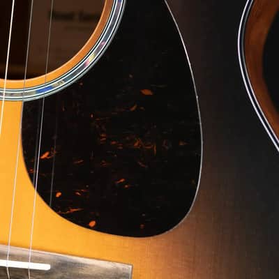 Martin OMC-10E Modern Acoustic/Electric Guitar - 1935 Sunburst with Gig Bag image 14