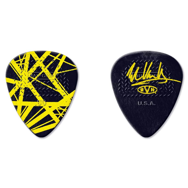 Dunlop EVHR04 Eddie Van Halen VH II Max-Grip .60mm Guitar Picks (24-Pack) image 1