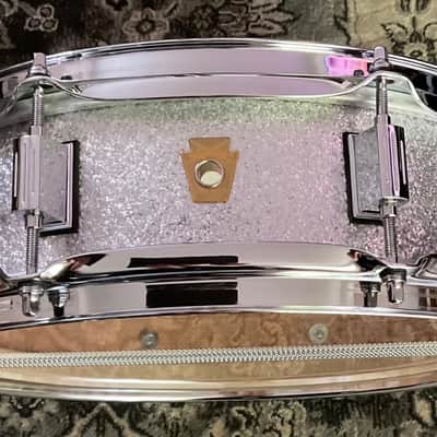 Ludwig Legacy Mahogany 8-Lug 4 x 14” Snare Drum Silver Sparkle image 2