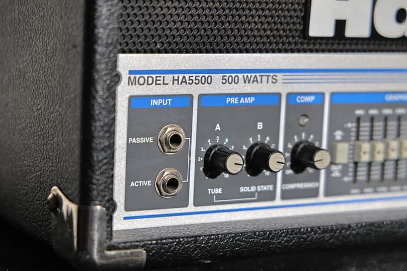 Hartke HA5500 500W Bass Amp Head with XL4.5 Cabinet image 1