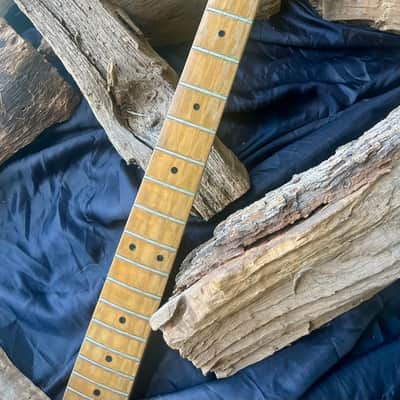 Vintage Fender Loaded Telecaster Bass Neck 1972 - Tuners & Tree image 4