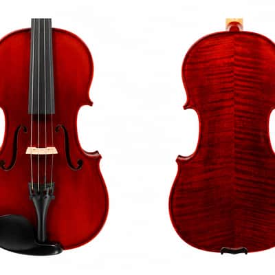 Strad Model Handmade Violin Outfit 4/4 Italian Spruce European Flamed Maple image 2