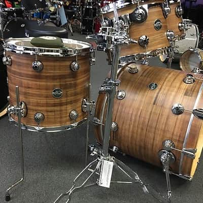 DW Eco-X Project Drum Set 10-12-16-22 in Satin Banana Veneer image 4