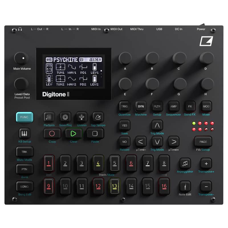 Elektron Digitone ポリフォニックシンセサイザー【中古箱なし】 Elektron Digitone ポリフォニックシンセサイザー【中古箱なし
