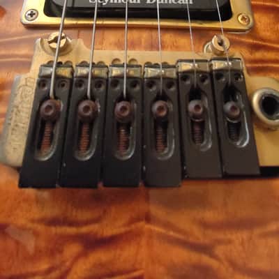 Brian Moore CP90TP.13 2001 - Cherry sunburst - Flame image 8