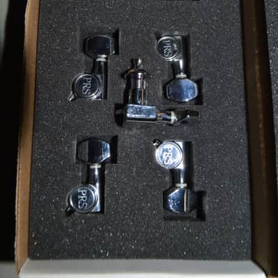 PRS SE tuners 3 perside chrome, plus extra bass tuner...so 7 tuners image 1