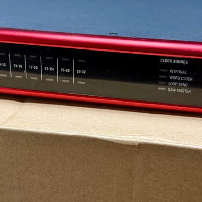 Focusrite RedNet HD32R Pro Tools HD Bridge Dante Audio Interface 2019 - Present - Red image 6