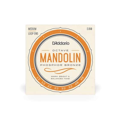 D'Addario EJ80 Phospher Bronze Mandolin Strings, Octave, 12-46 Medium image 2