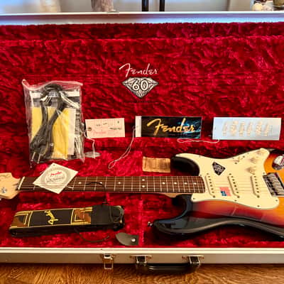Fender American Stratocaster 60th Anniversary Diamond Edition 2006 Sunburst TIME CAPSULE UNPLAYED! USA Limited Edition Strat Guitar image 1