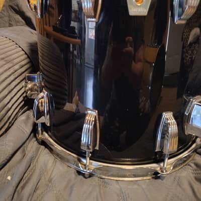 Ludwig (Chicago) Maple 🍁 Modified 14"(Diameter)x13"(Depth) Floor Tom 1984-85 - Black Wrap image 9