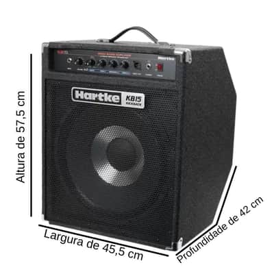Hartke HMKB15 Kickback Bass Combo Amplifier, 1x15" image 8