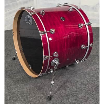 Used DW Performance 5pc Drum Set Cherry Stain - Very Good image 8