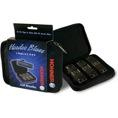 Hohner HBP Hoodoo Blues Diatonic Harmonica 3-Pack - Keys of C, D, G image 2