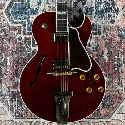 1996 Gibson L4CES Vintage Wine Red Florentine Cutaway Hollowbody Electric Guitar W/ Original Hardshell Case! image 7