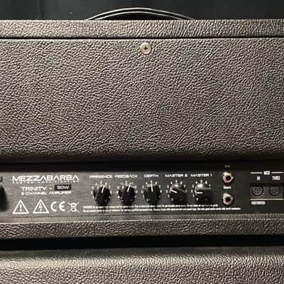 Mezzabarba Trinity 50W EL 34 2022 - schwarz inkl. Footswitch CUSTOMSHOP image 4