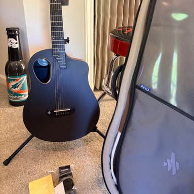Donner Rising-G2 2026 - Wine Red 38" Carbon/Wood Acoustic Electric Guitar image 1