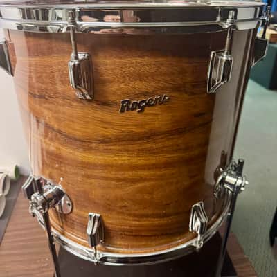 Rogers 16x18 Floor Tom - 3ply - 4 Leg Fullerton Era 1970’s - Koa image 1