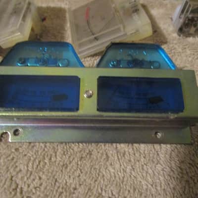 lot of 9 vintage Various VU meters parts image 2