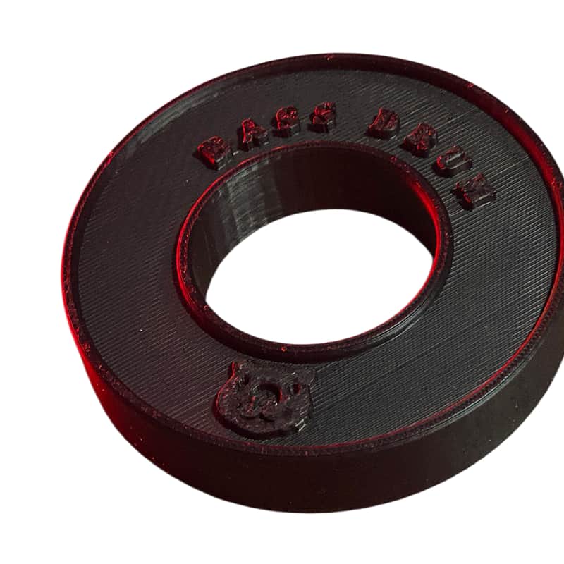 Bass Drum Spur Mat/Floor Marker 2-Pack - Black image 1
