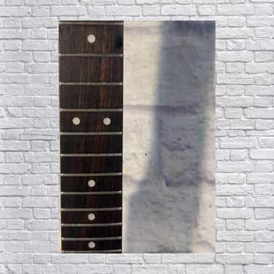 Unknown Strat Style Black 22 Fret Electric Guitar Neck image 5