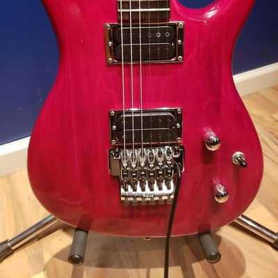 Ibanez JS100-TR 100 Series Joe Satriani Signature HH Electric Guitar 2008 Transparent Red image 2