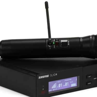 Shure SLXD24/K8B-G58 KSM8/B Handheld Vocal Wireless Microphone System 2023 - Black image 3