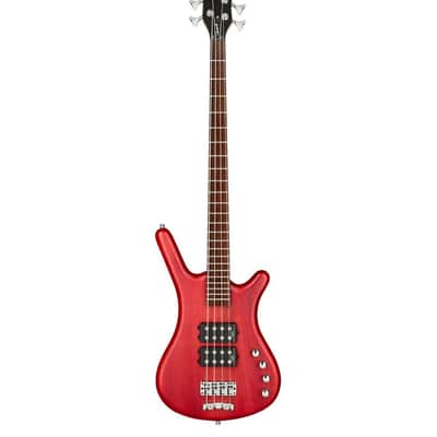Warwick RockBass Corvette $$ 4-String Burgundy Red Transparent Satin image 7