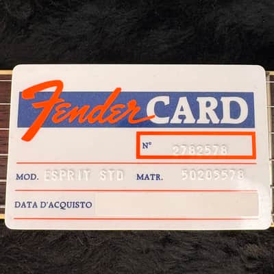 Fender Esprit Standard 1986 - 1987 - Autumn Burst image 14
