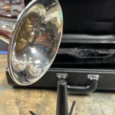 King 2055T Silver Flair Bb Trumpet with 1st Slide Trigger (Silver Plated) - Recently Overhauled by Master Technician image 6
