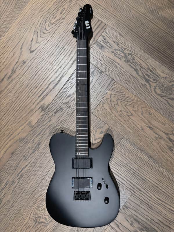 ESP LTD TE-401 Black Satin 2021 – EMG 81/60 – B Standard – Gig Bag image 1