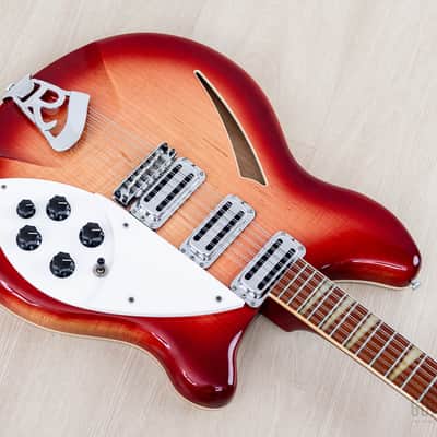 2000 Rickenbacker 360/12CW Carl Wilson Signature 12-String Fireglo, 370/12 Conversion, Near-Mint w/ Case, COA, Tags image 9
