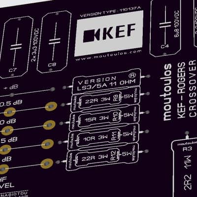 Crossover BBC-Rogers-KEF LS3-5A (LS3/5A) PurplePCB image 16