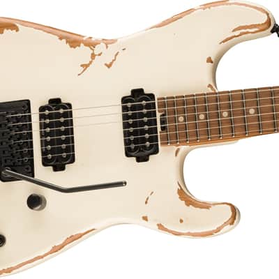 Charvel Pro-Mod Relic San Dimas Style 1 Electric Guitar. HH FR PF, Pau Ferro Fingerboard, Weathered White image 6